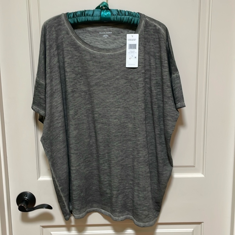 Eileen Fisher crewneck boxy tee